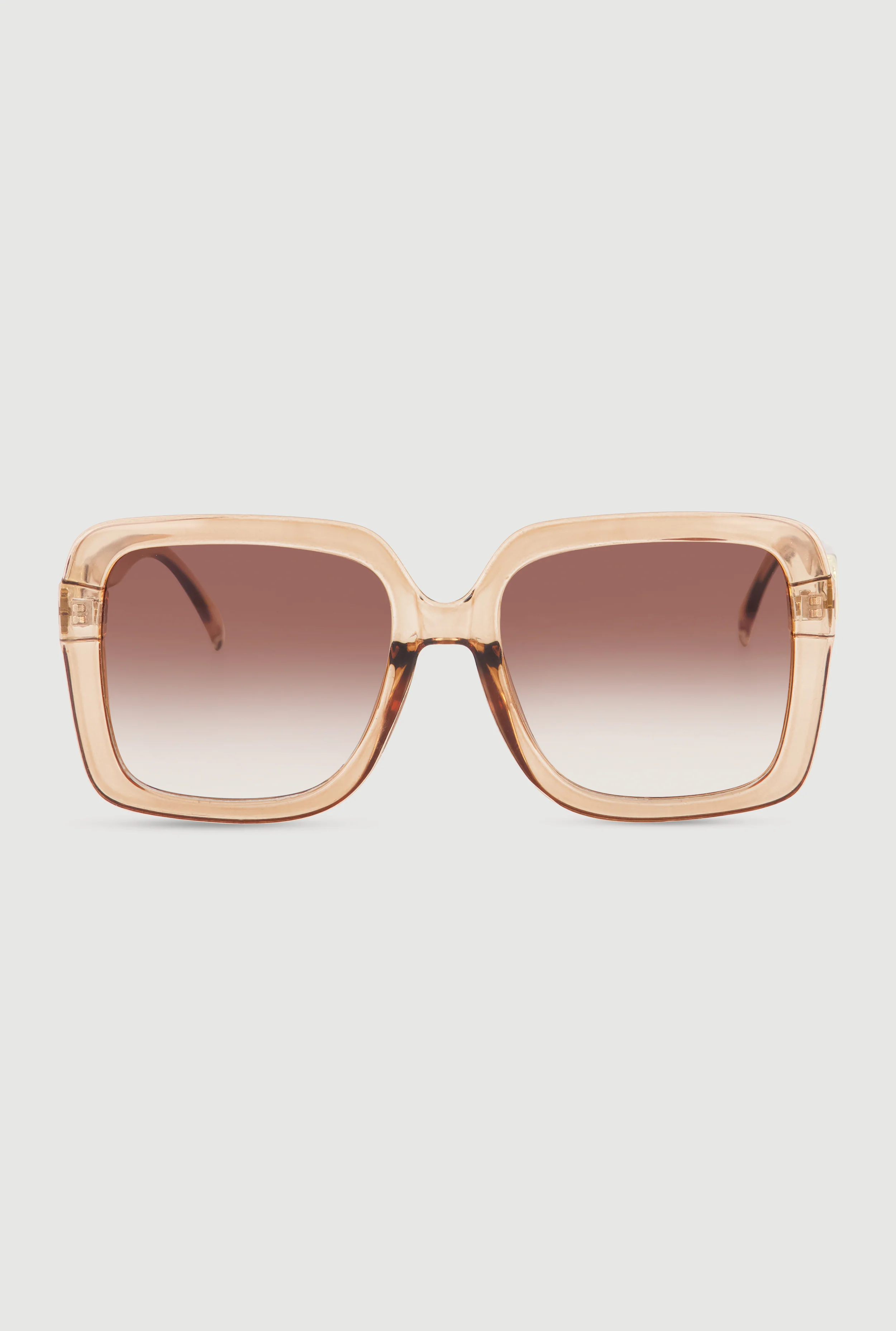 Ombre Lens Metallic Eye Detail Sunglasses