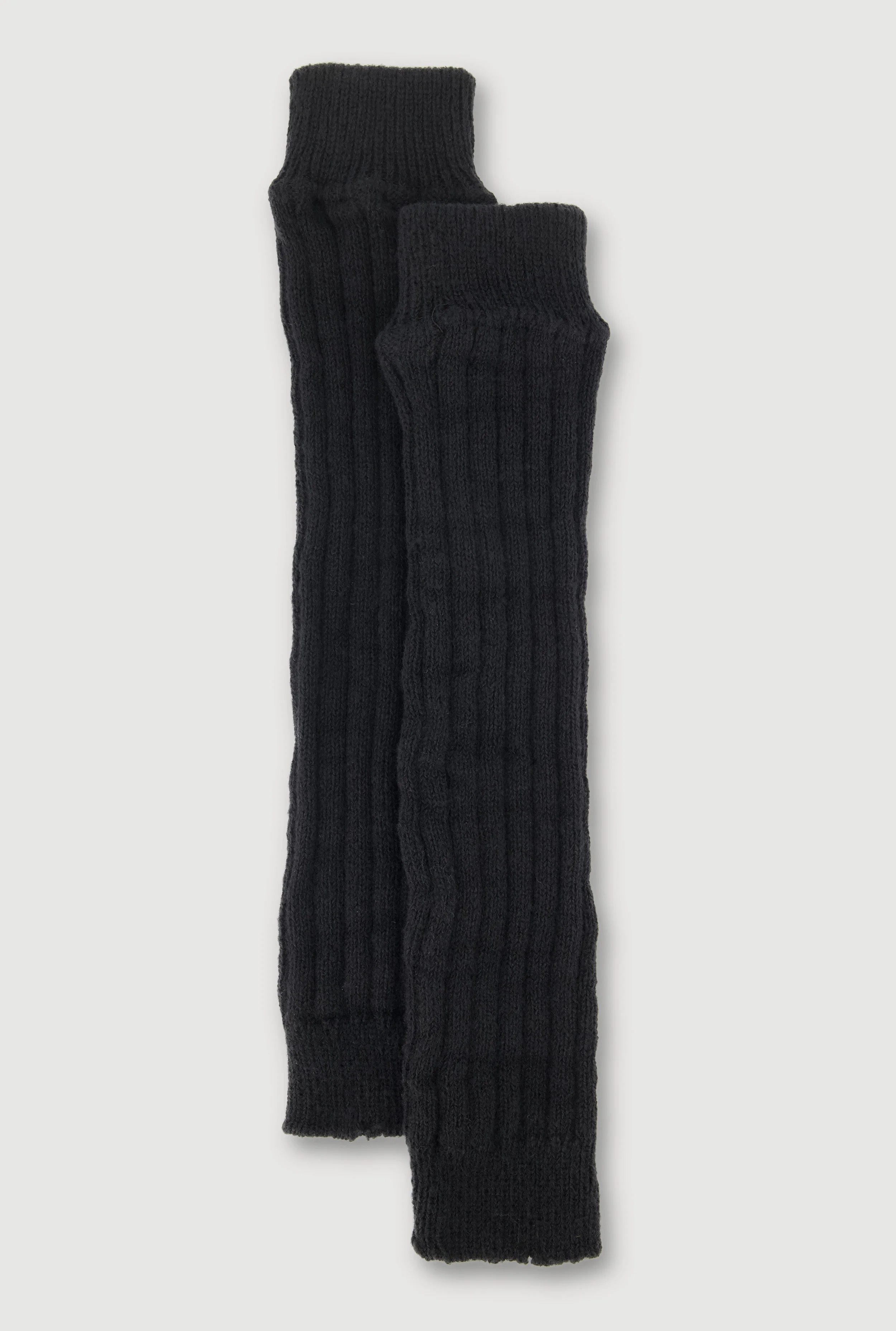 Ribbed Knit Leg Warmers