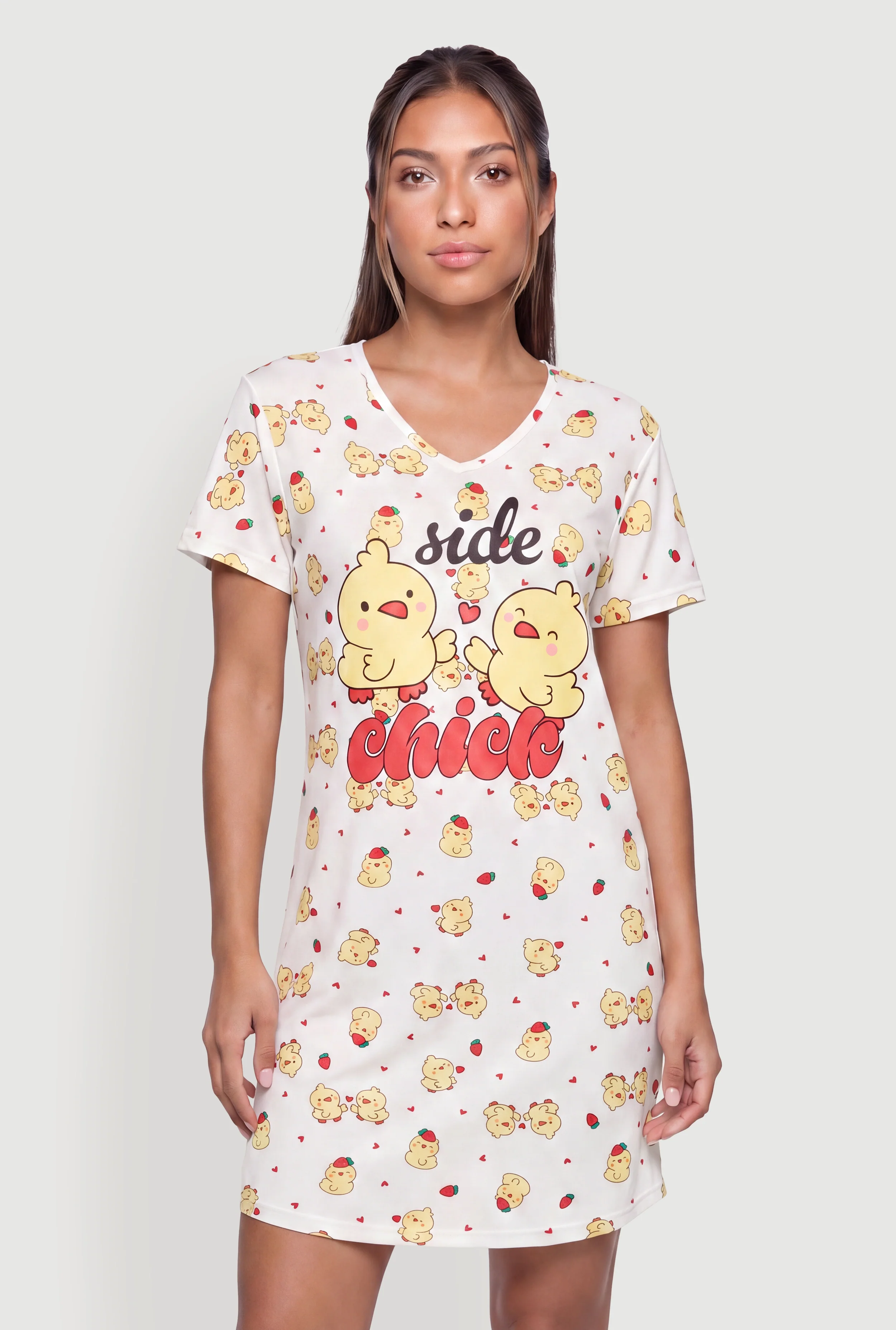 Side Chick Graphic Sleepshirt