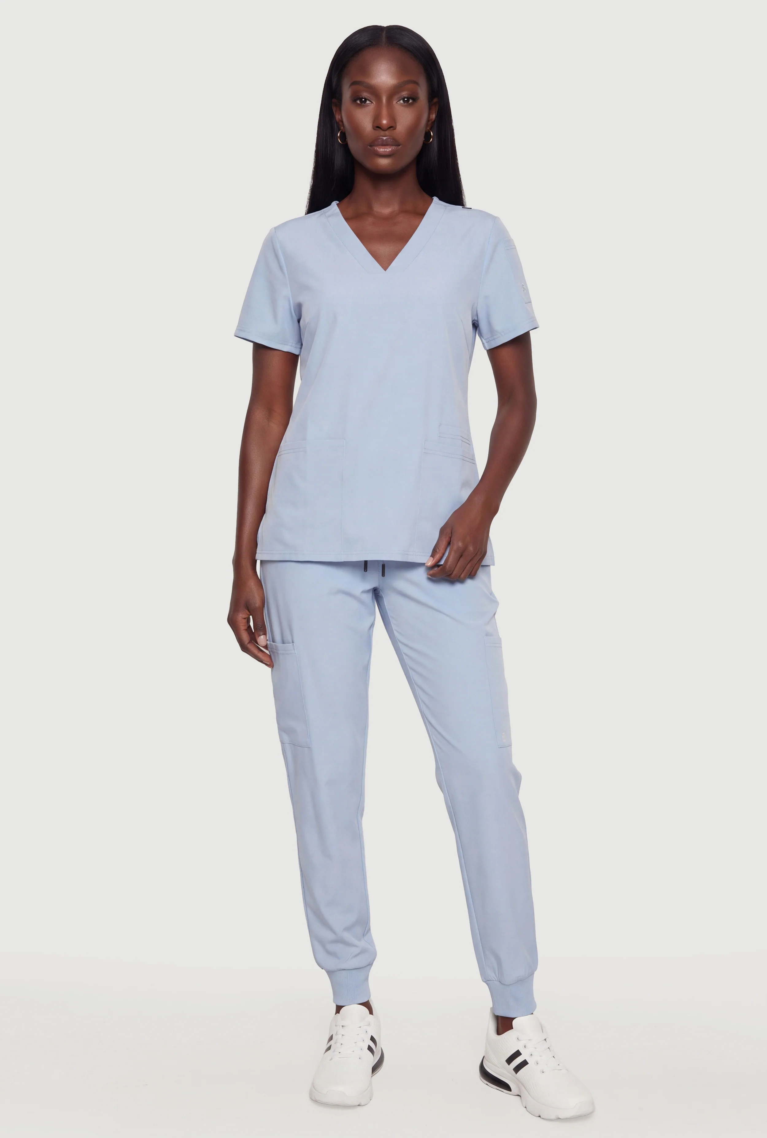 Short Sleeve and Joggers Scrub Set