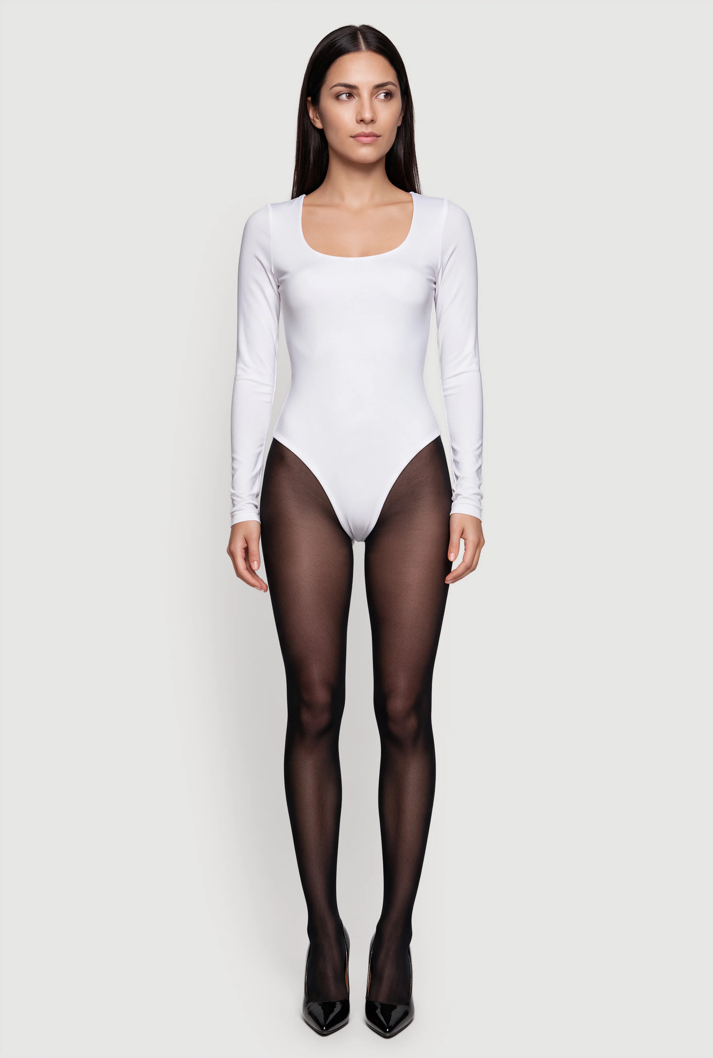 Solid Long Sleeve Bodysuit