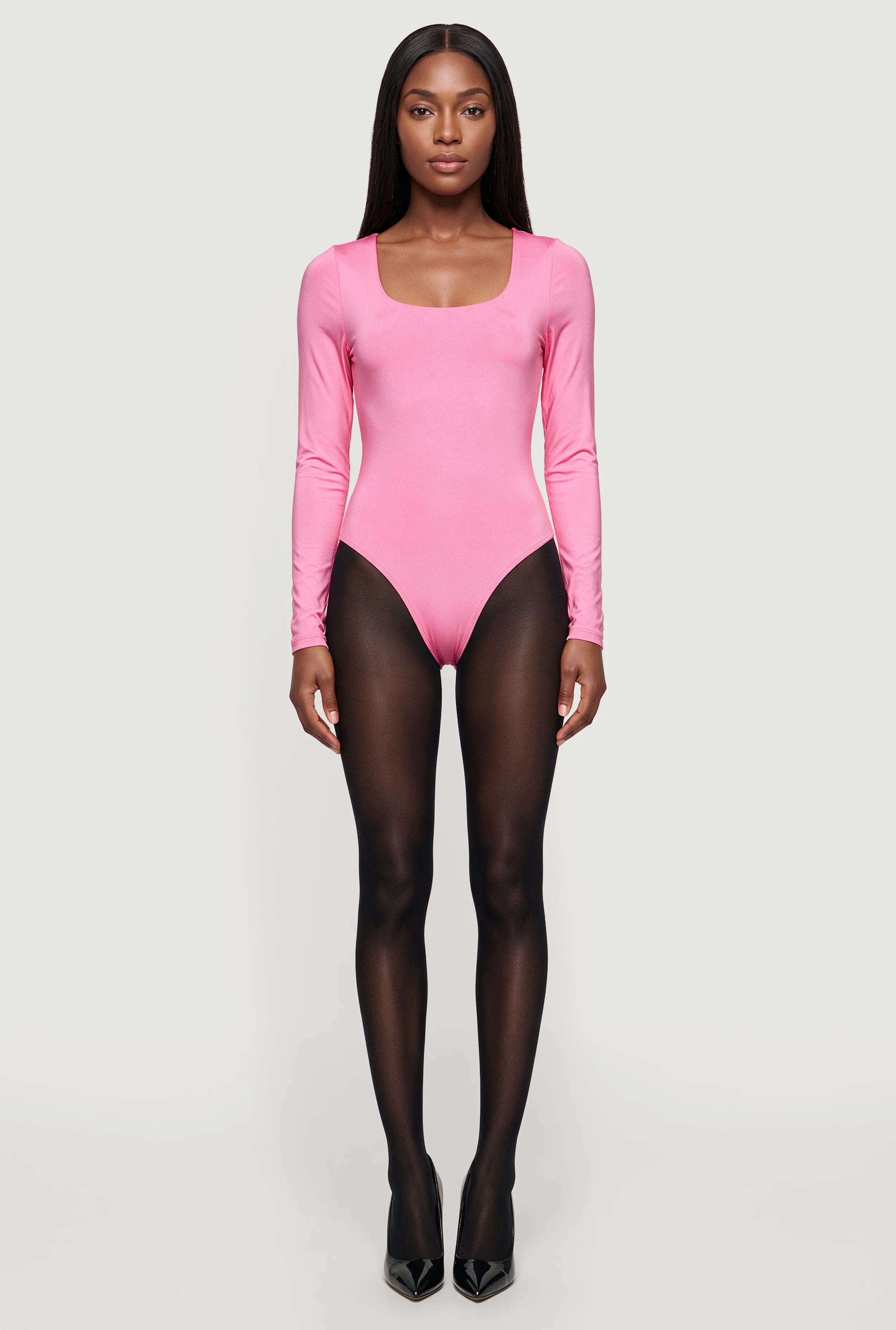 Solid Long Sleeve Bodysuit