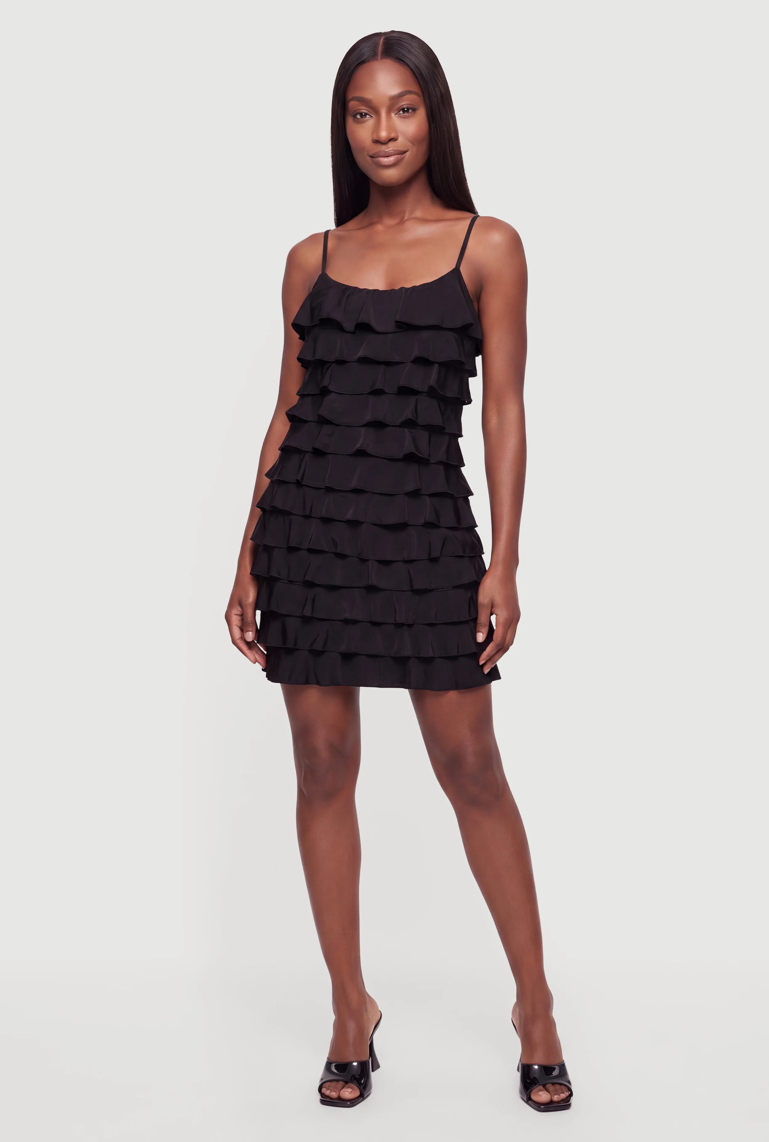 Ruffle Tiered Cami Dress