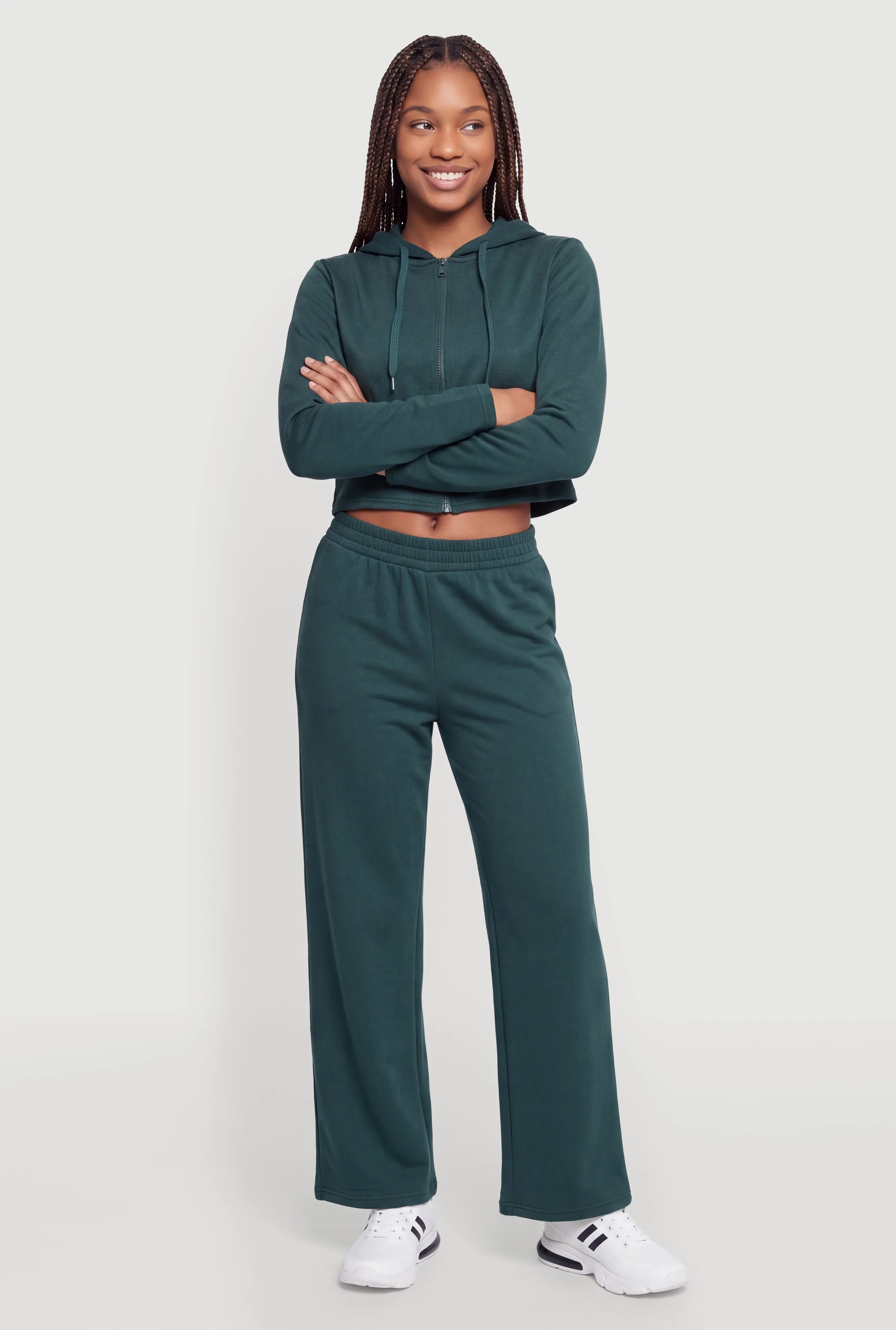 Pull On Wide Leg Sweatpants