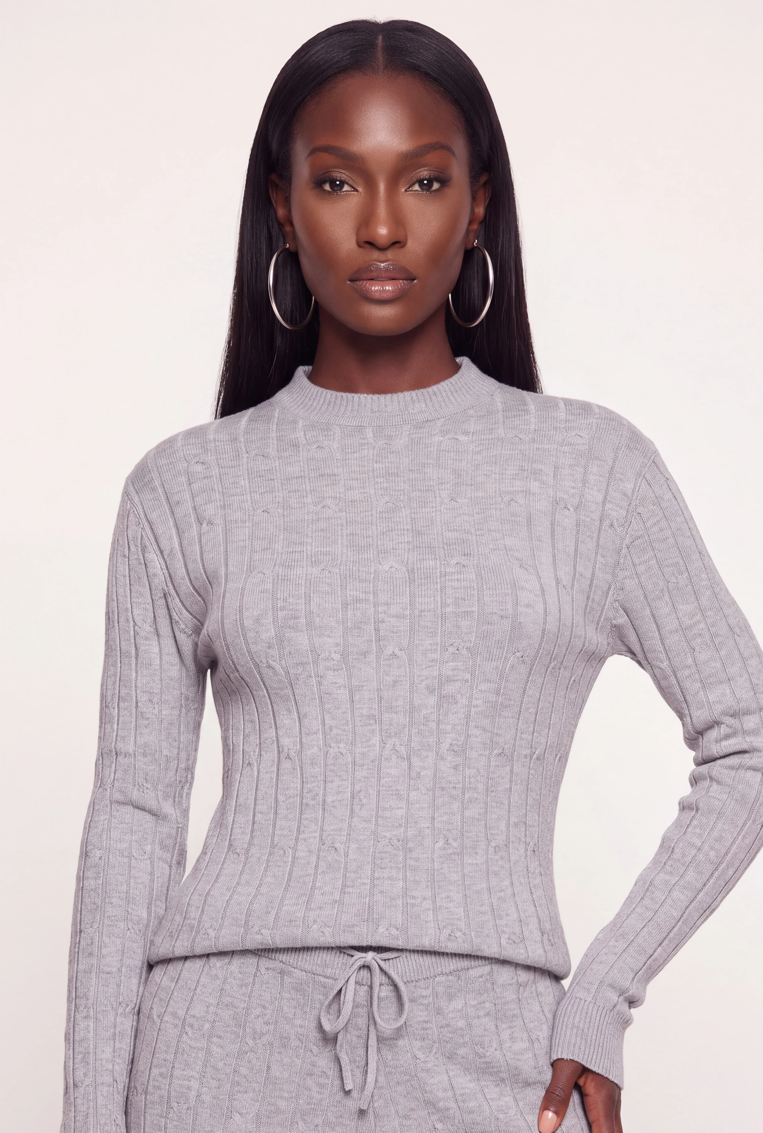 Long Sleeve Crew Neck Pullover Sweater