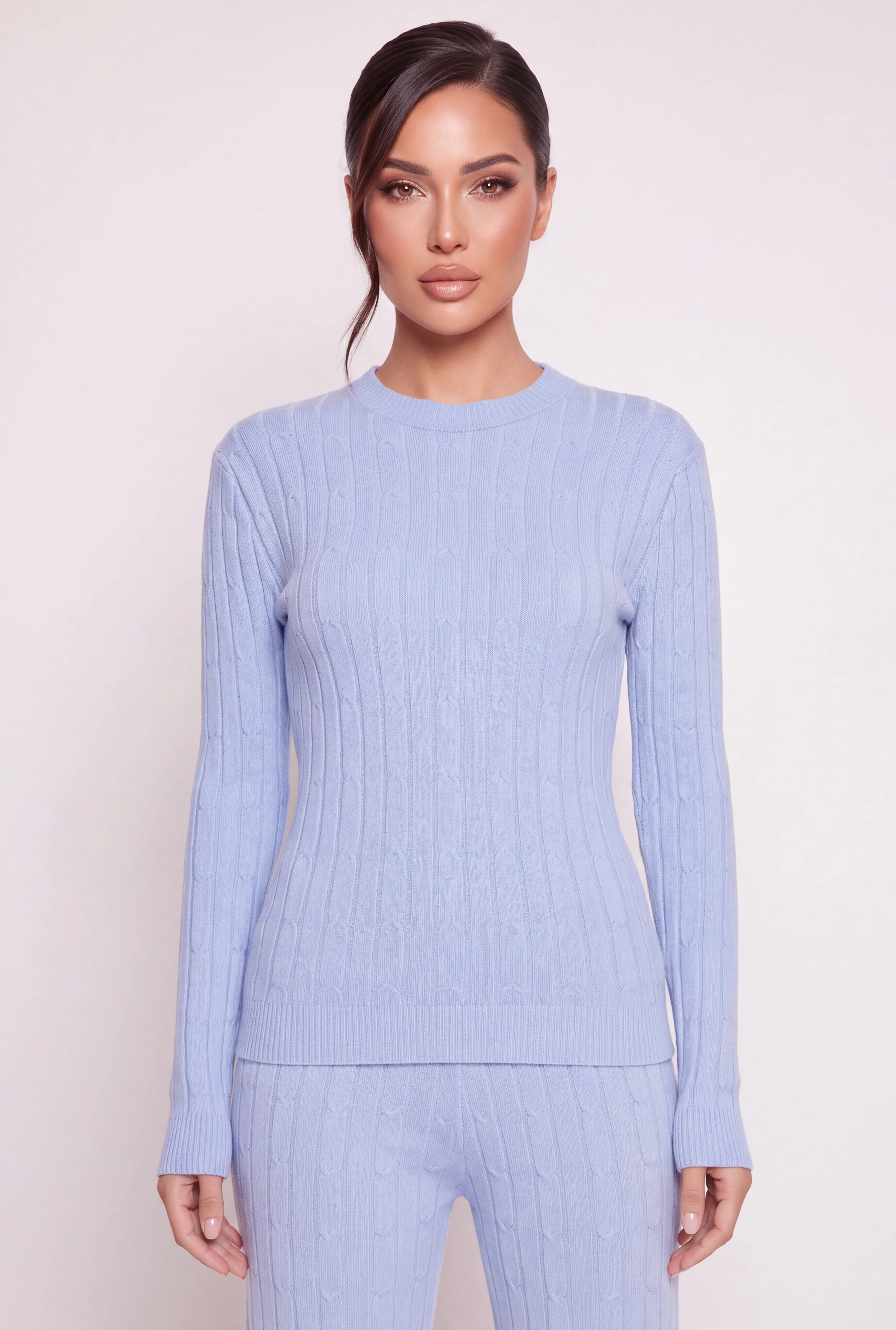 Long Sleeve Crew Neck Pullover Sweater