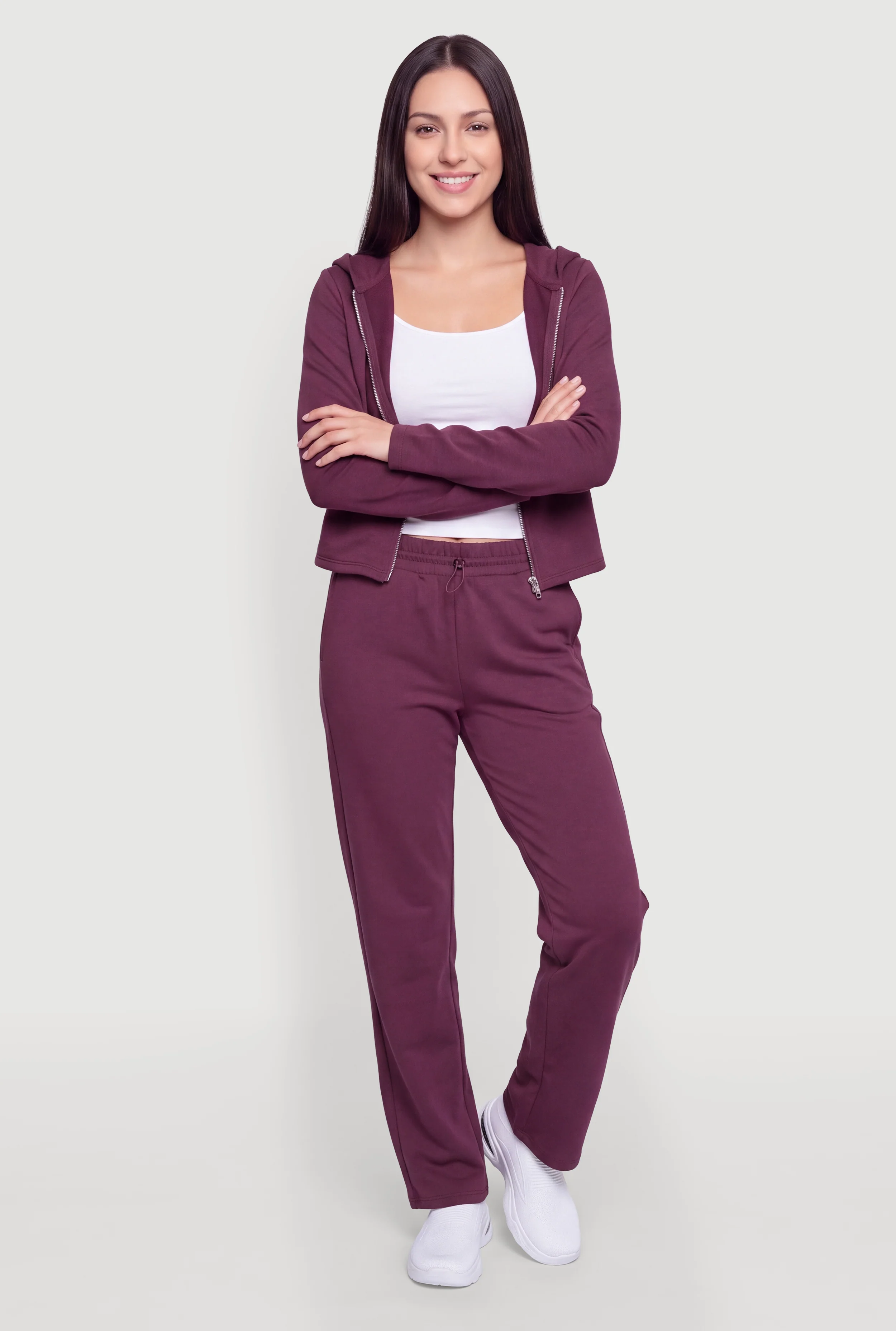 Toggle Drawstring Waist Pull On Scuba Pants