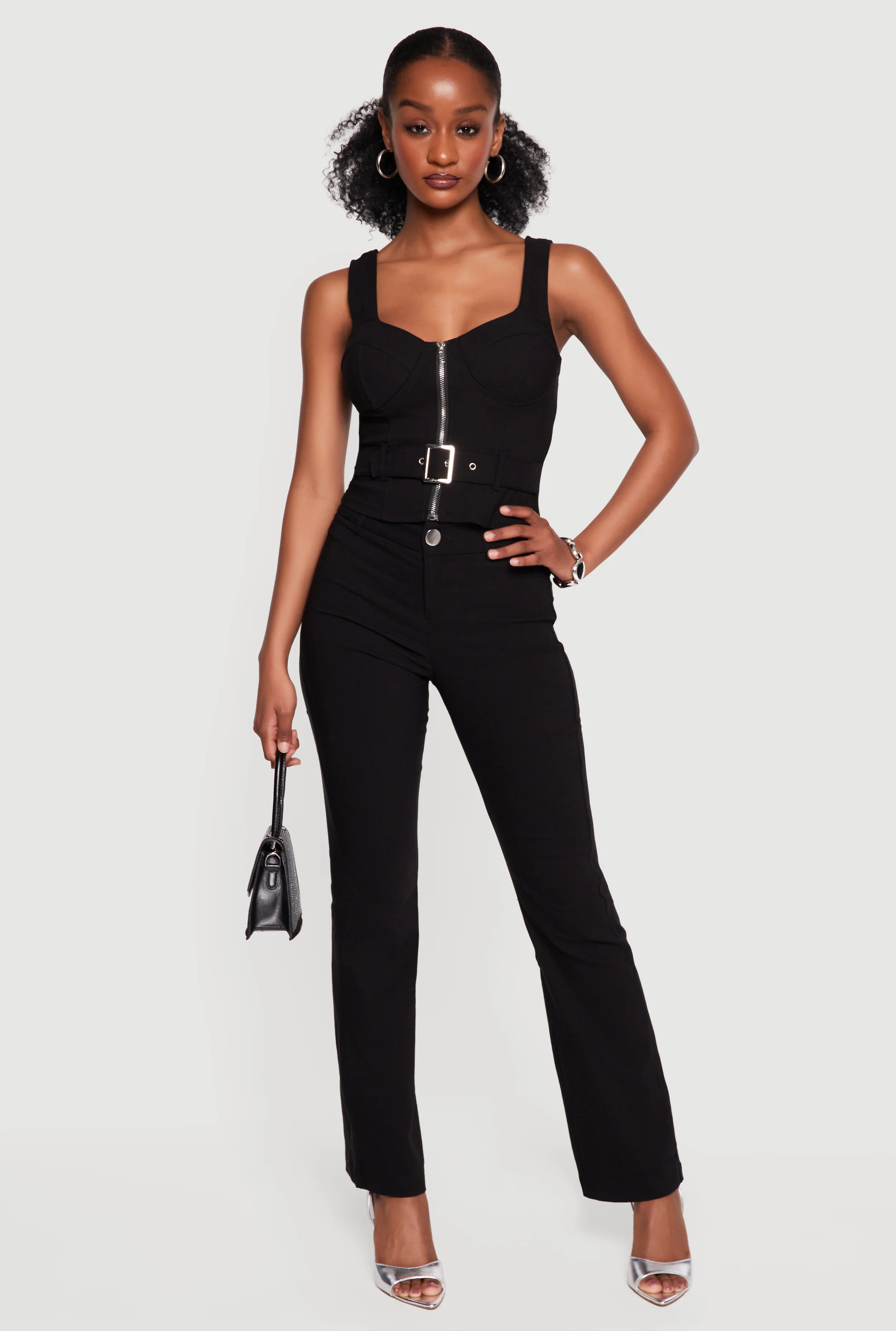 Slim Bootcut Trousers