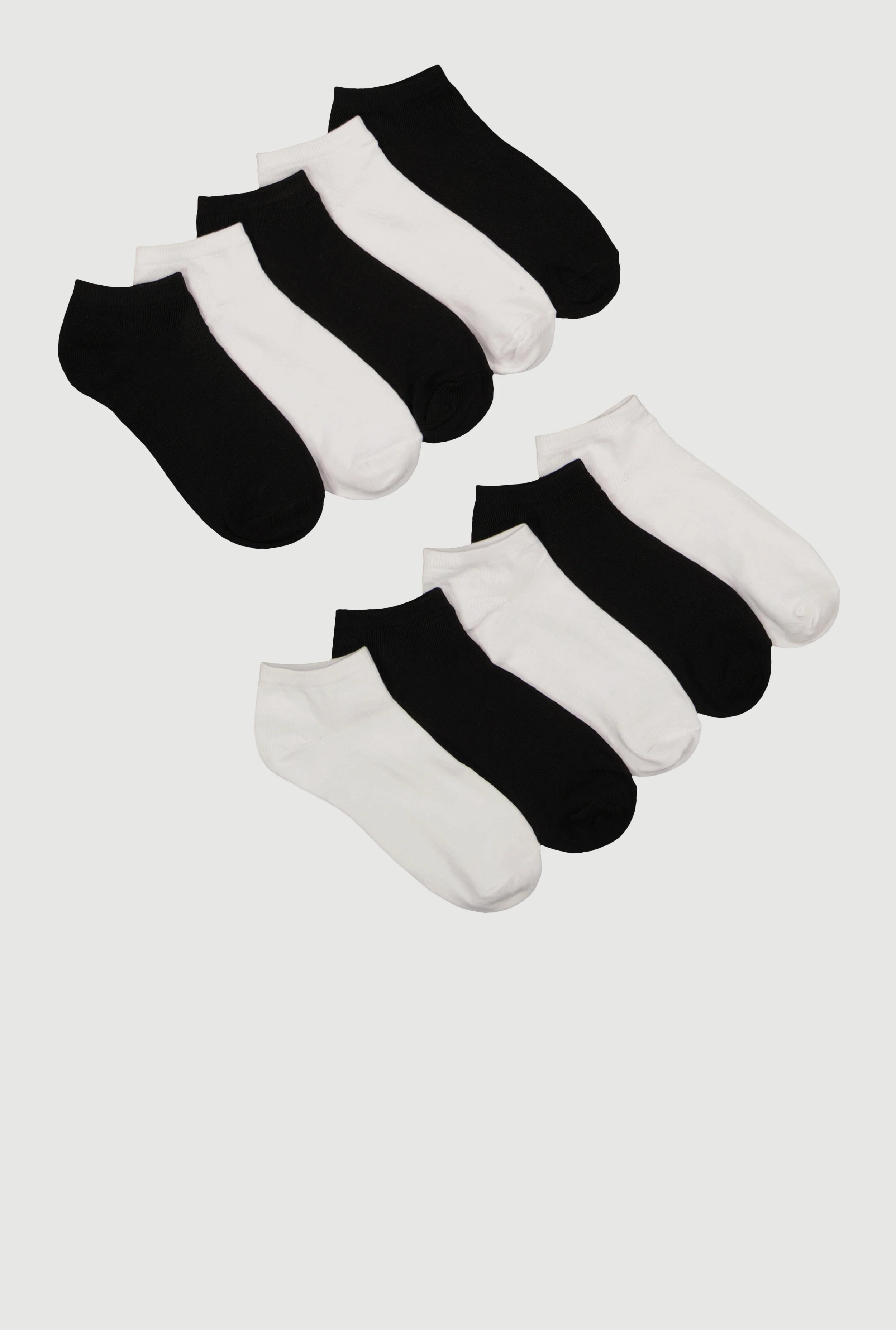 Low Cut Ankle Socks 10 Pack Size 9-11