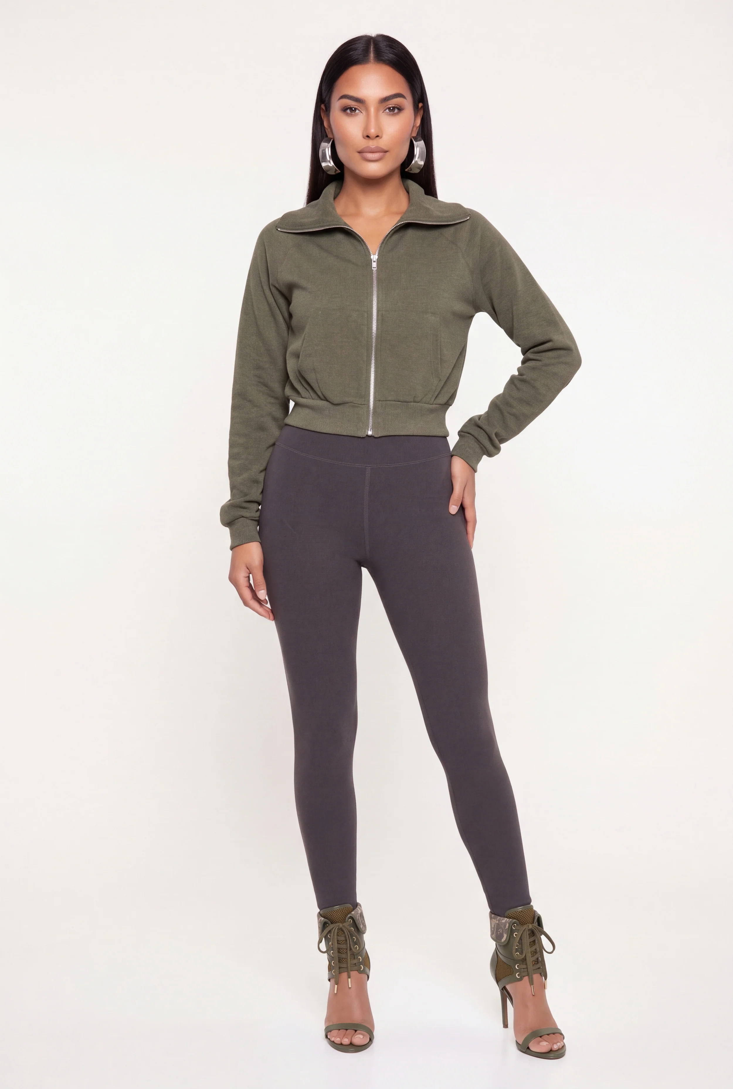 Sherpa Lined High Waisted Leggings