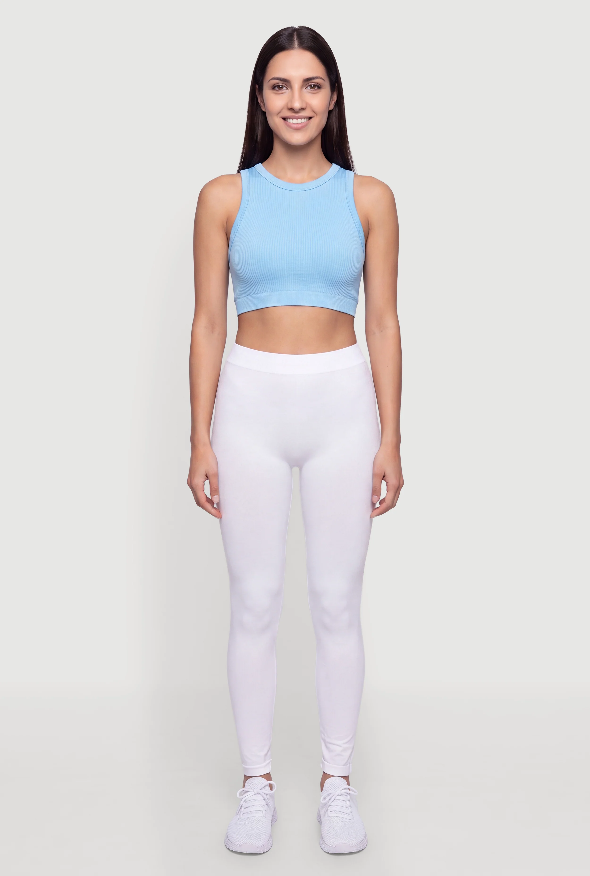 High Waisted Basic Seamless Leggings