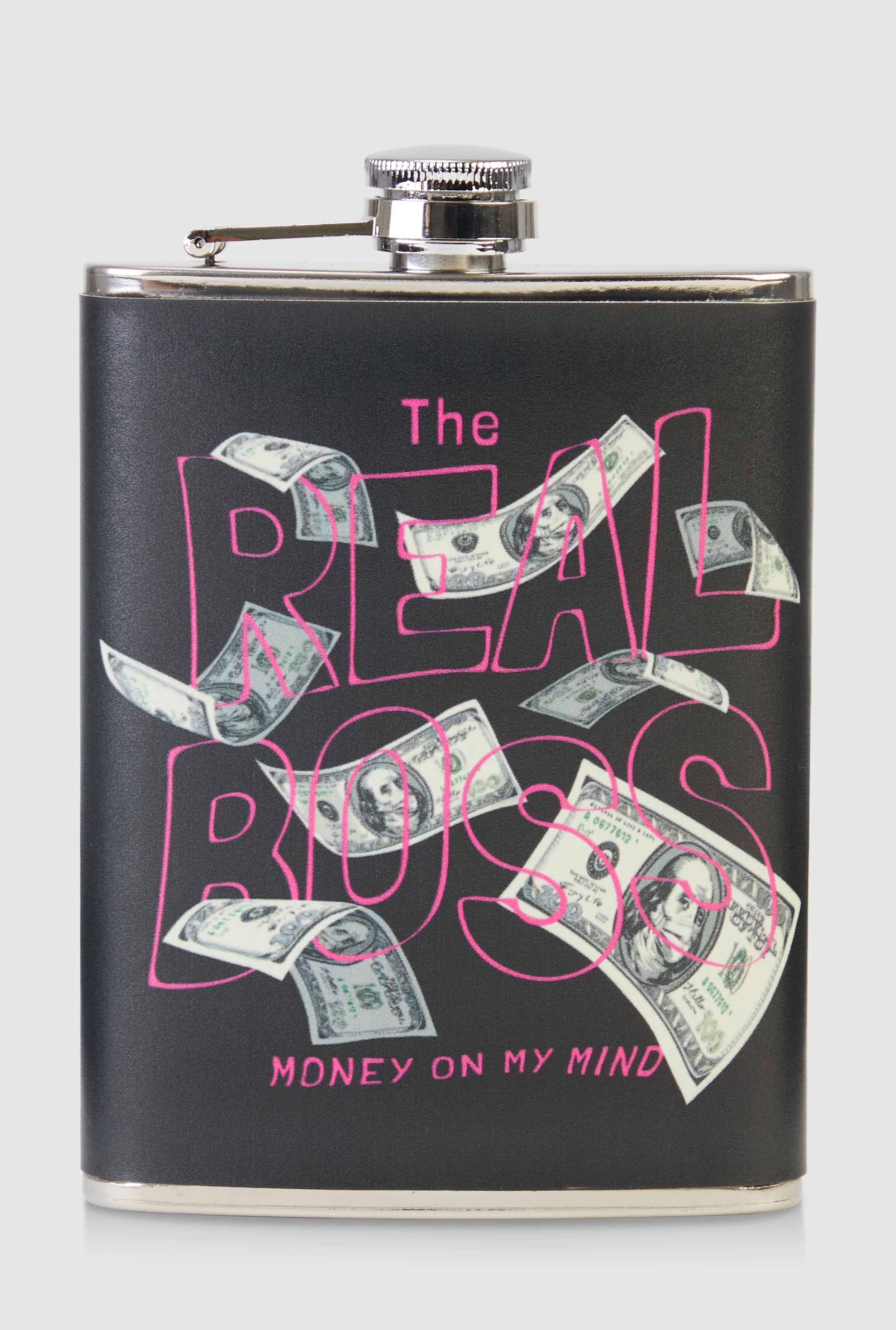 The Real Boss Graphic Flask