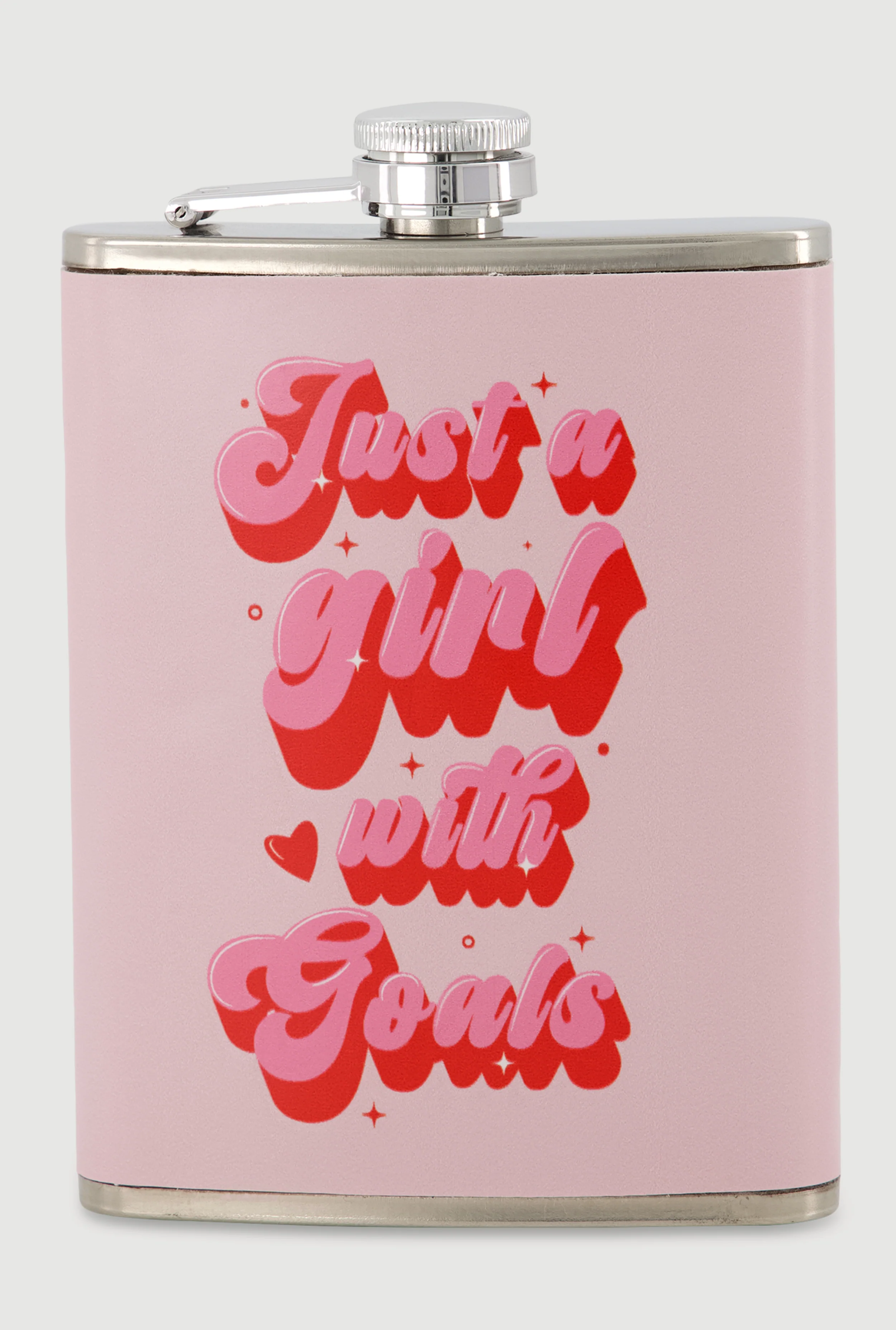 Just A Girl With Goals Flask