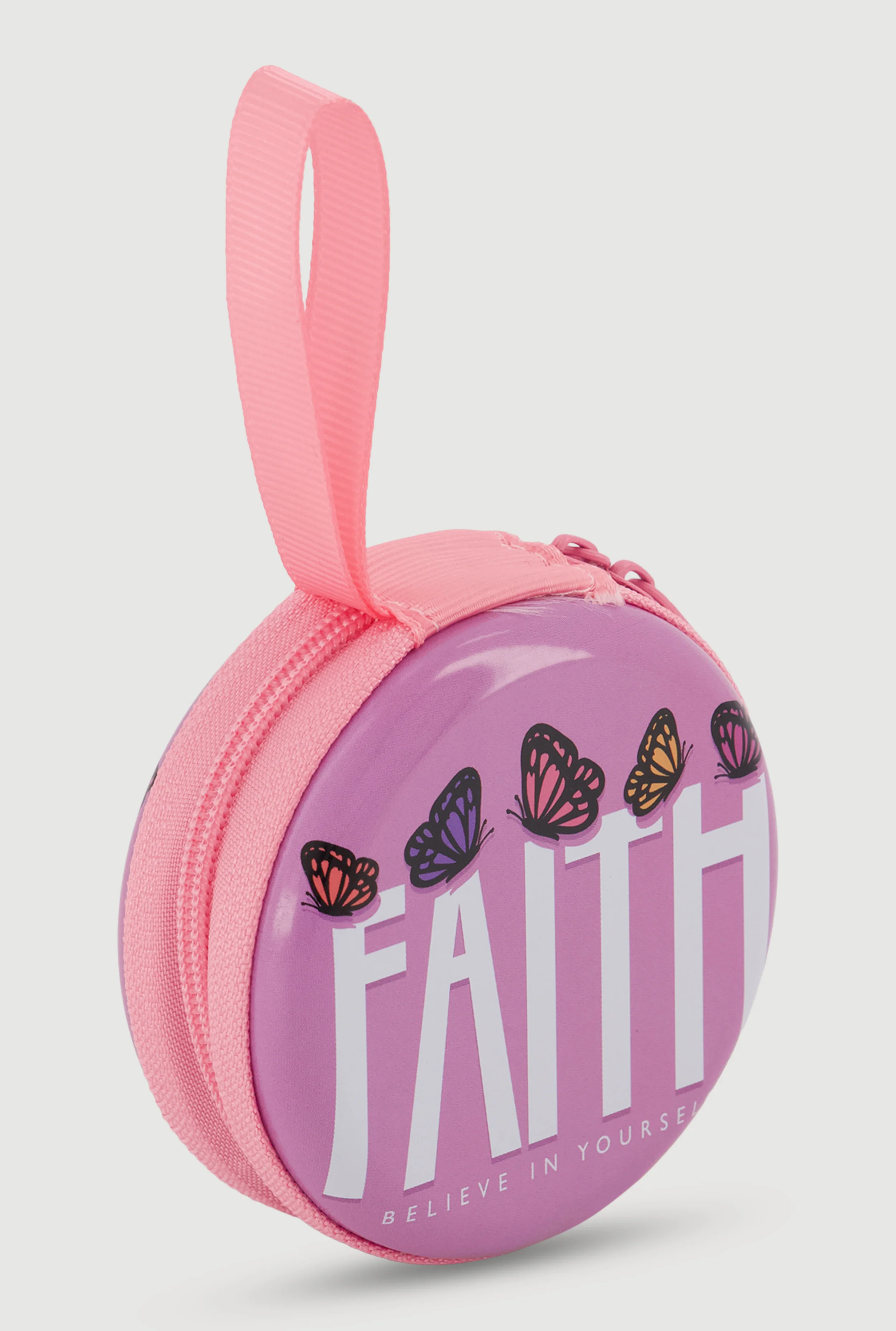 Faith Believe In Yourself Hard Shell Mini Zip Storage Case