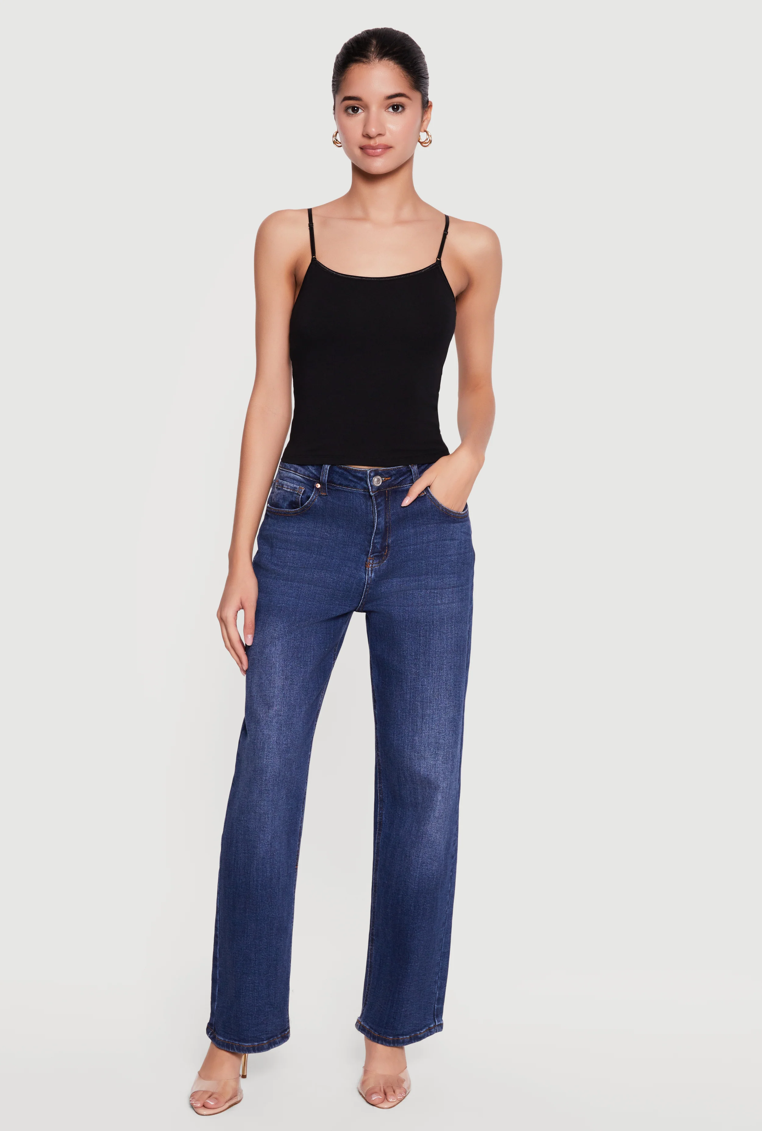 Shelf Bra Scoop Neck Cami