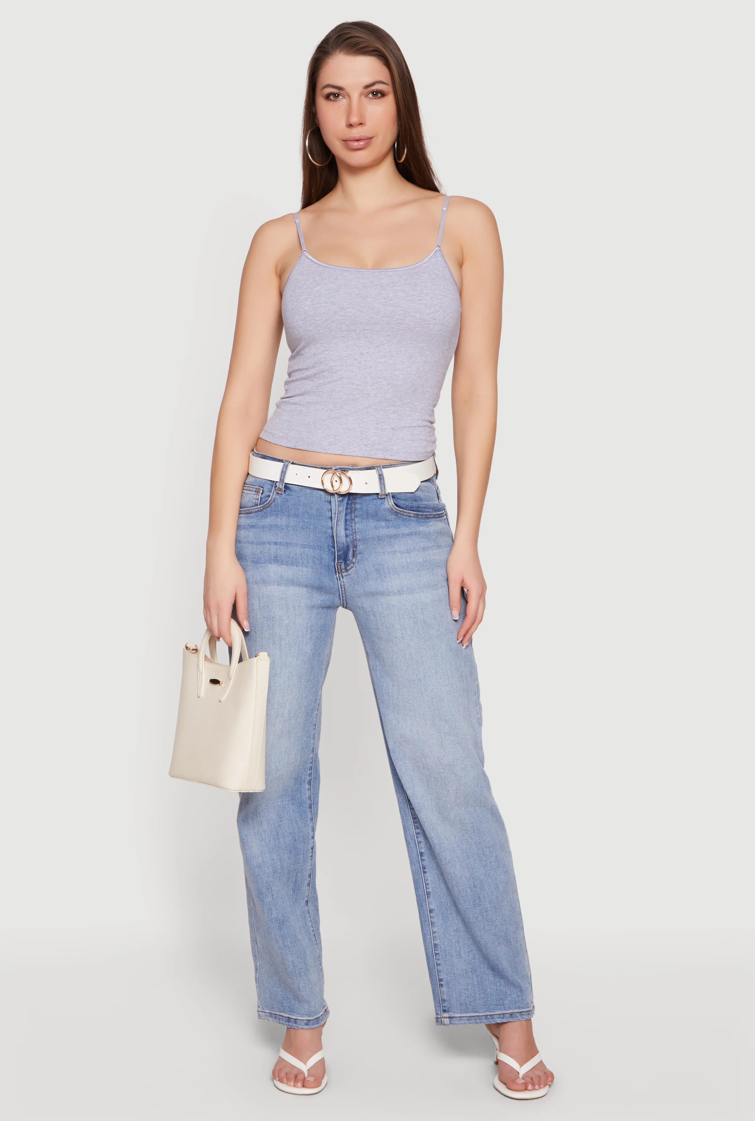 Shelf Bra Scoop Neck Cami