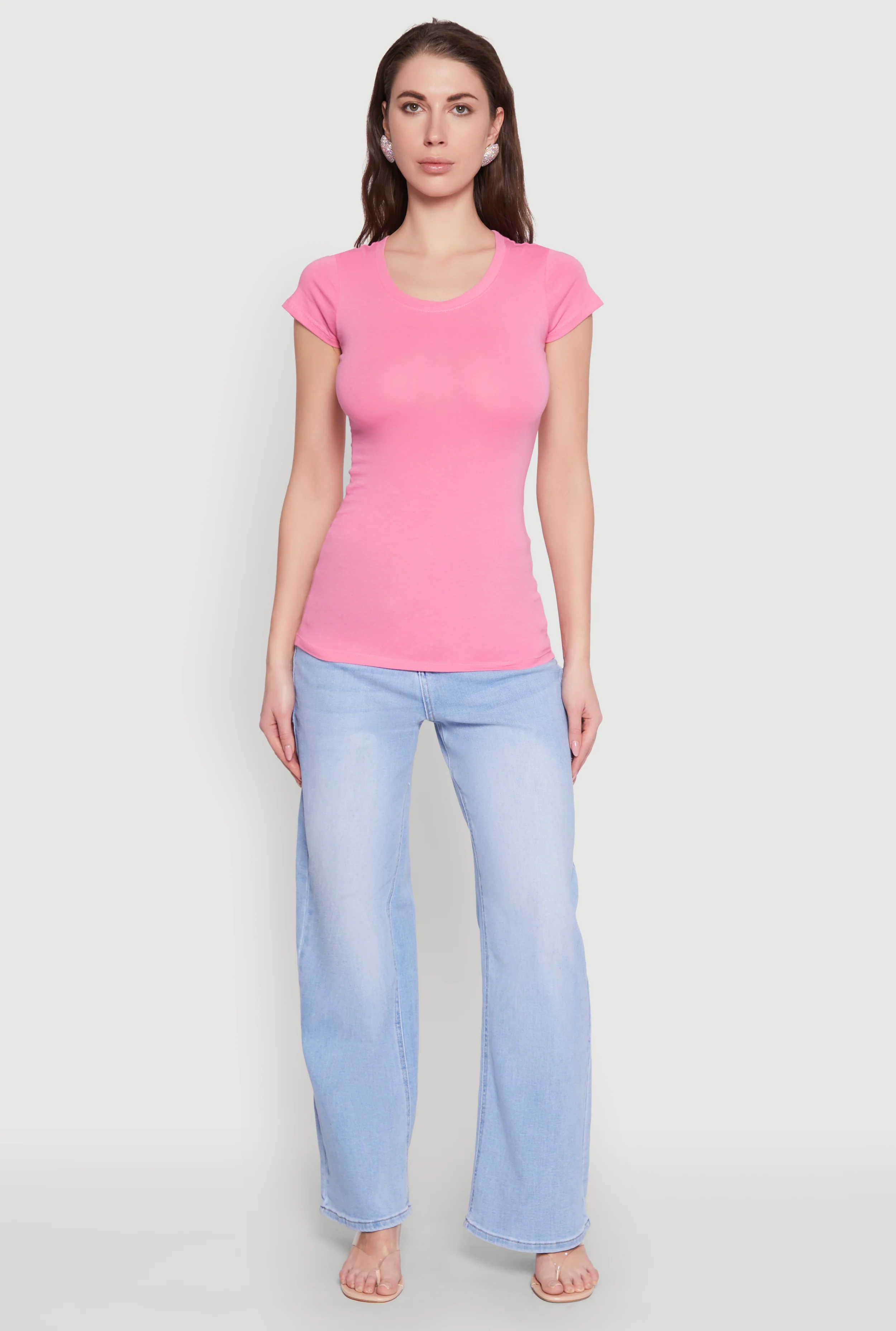 Basic Scoop Neck Tee