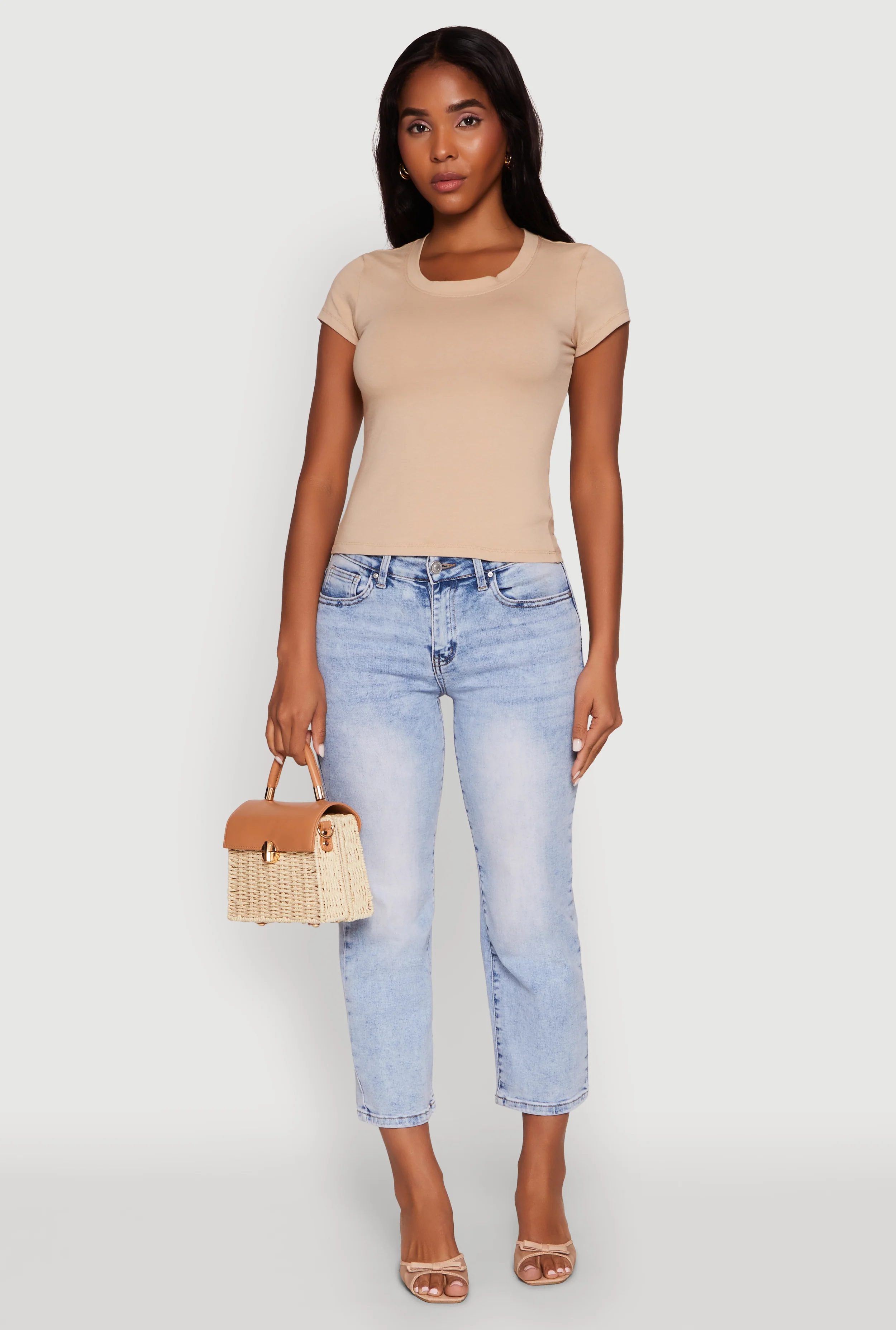 Basic Crew Neck Top