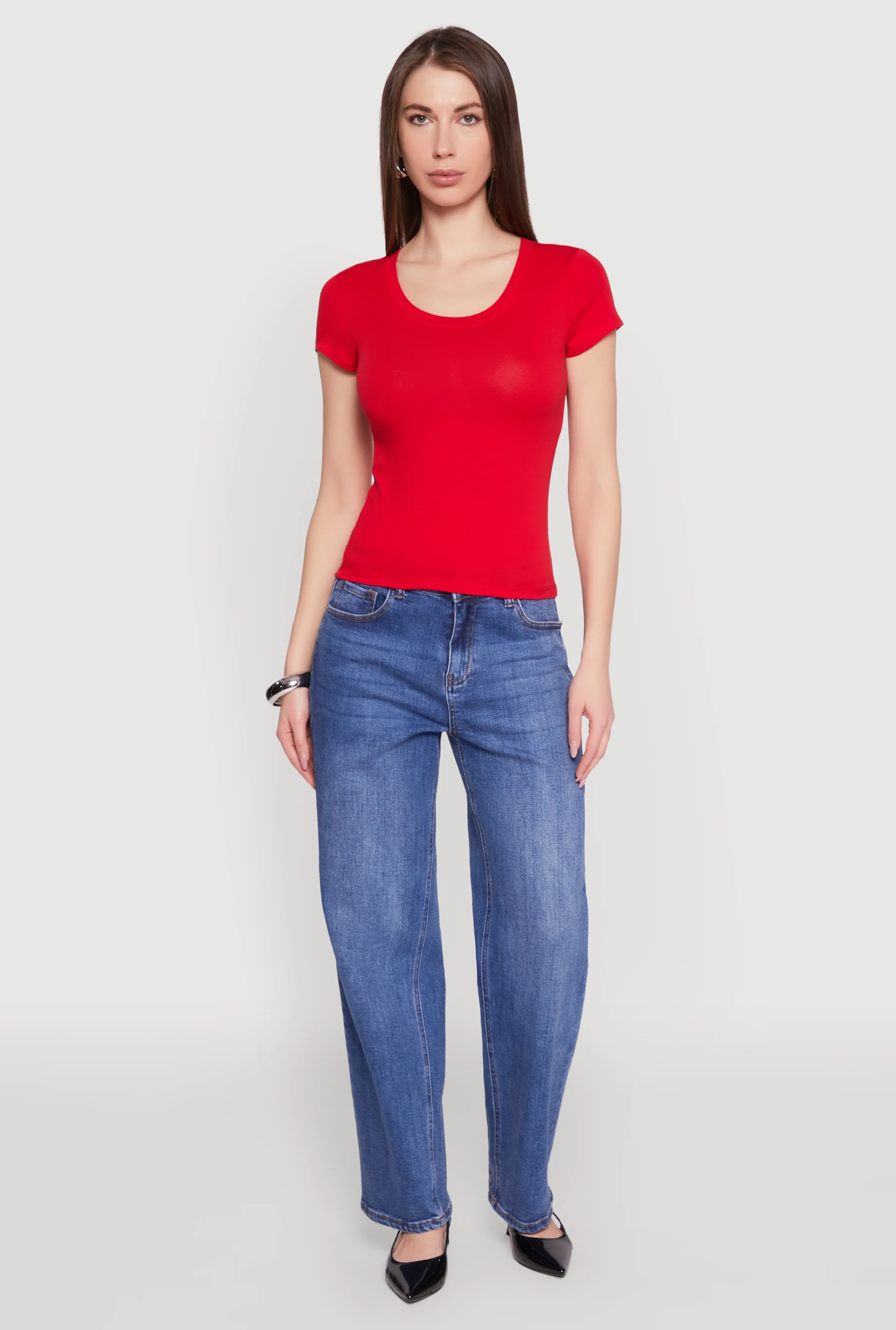 Basic Crew Neck Top