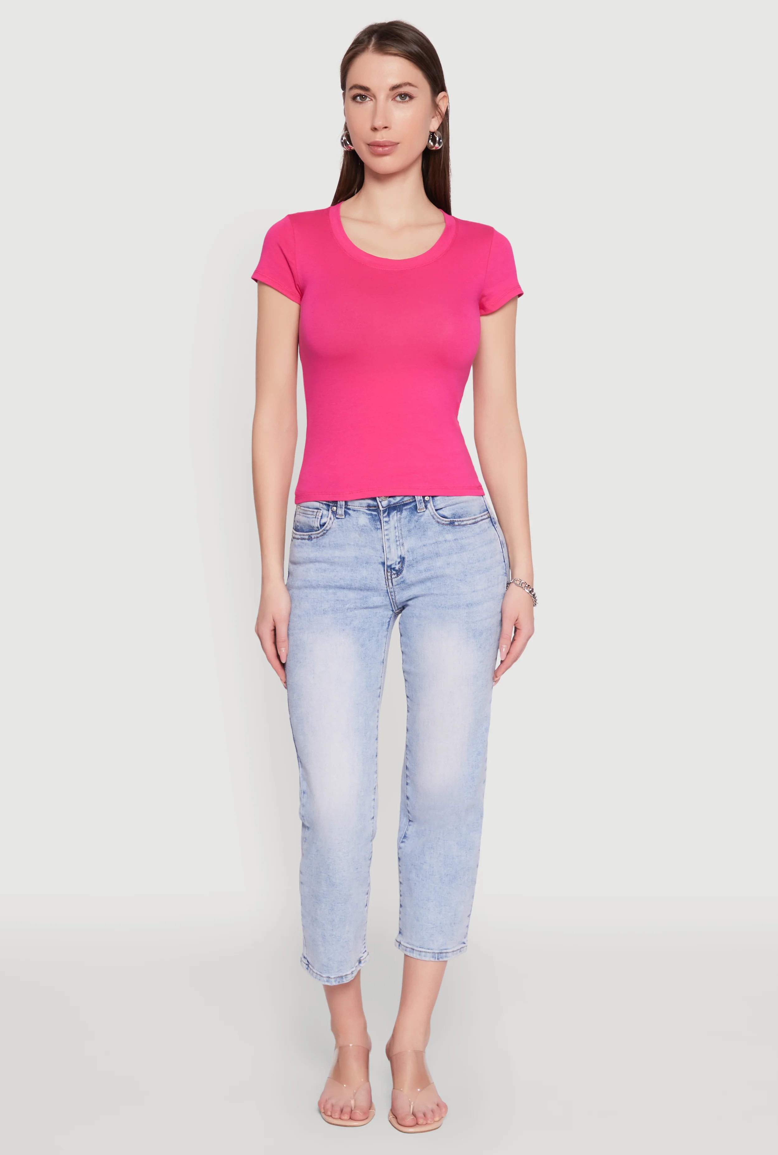 Basic Crew Neck Top