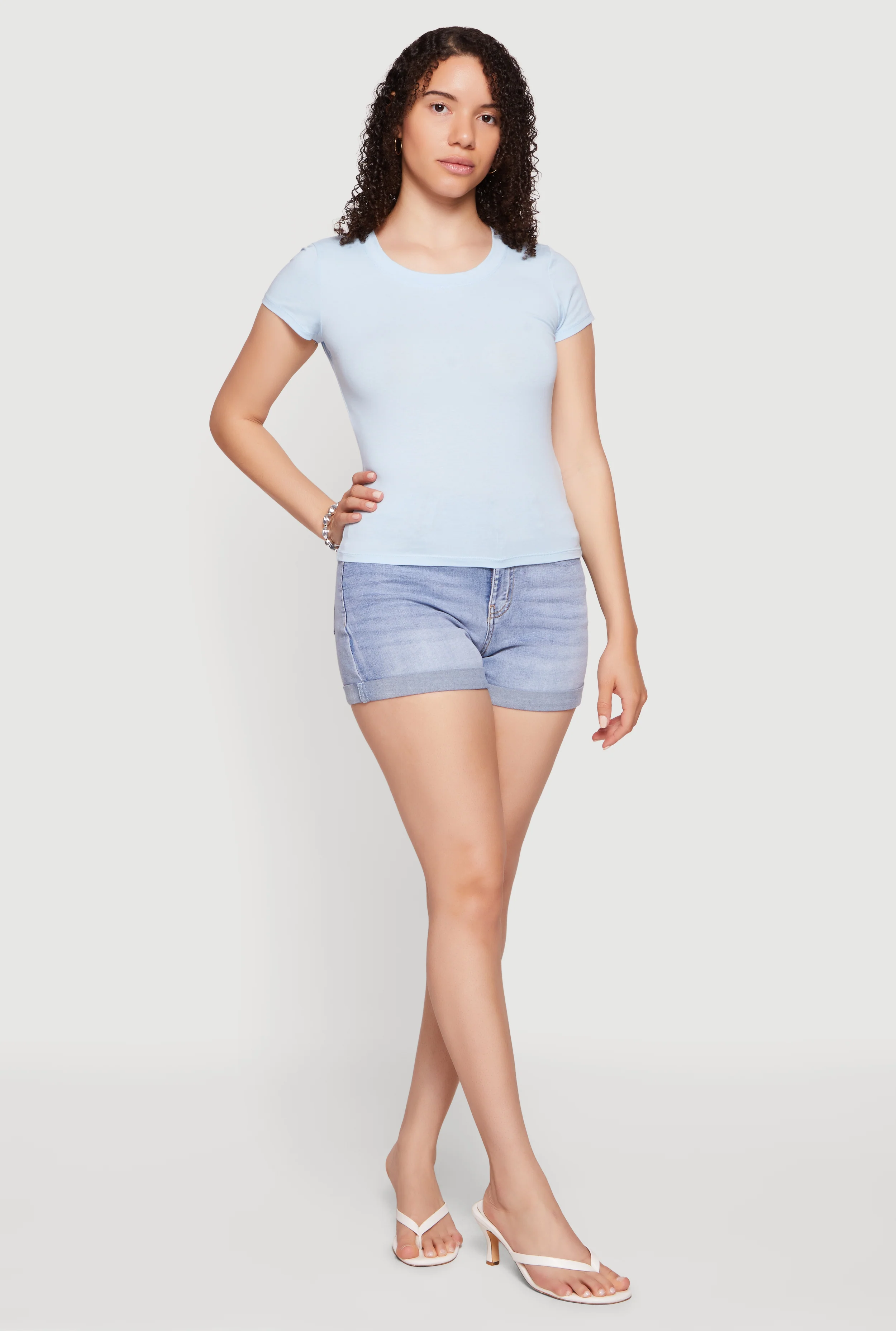 Basic Crew Neck Short Sleeve Tee