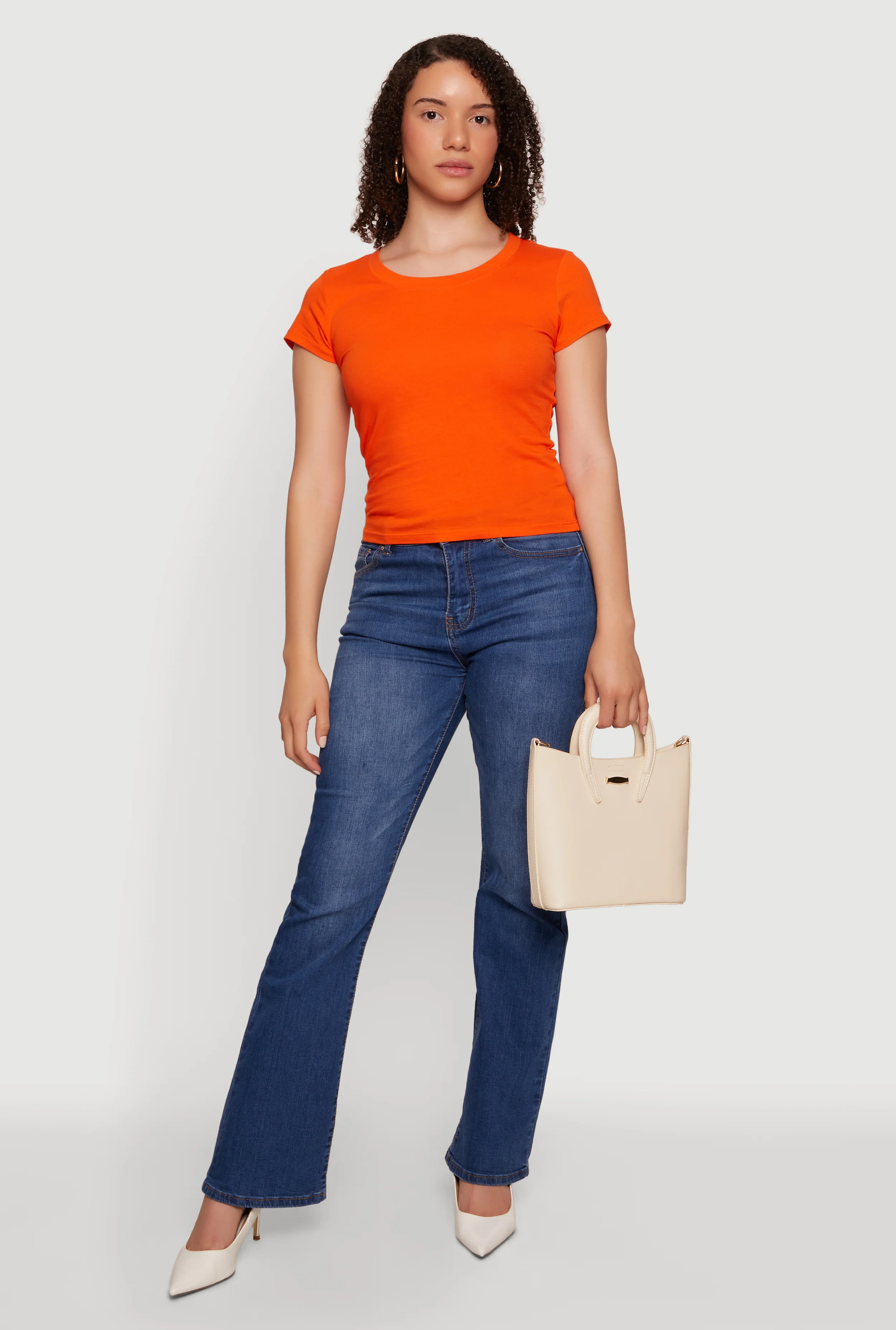 Basic Crew Neck Short Sleeve Tee