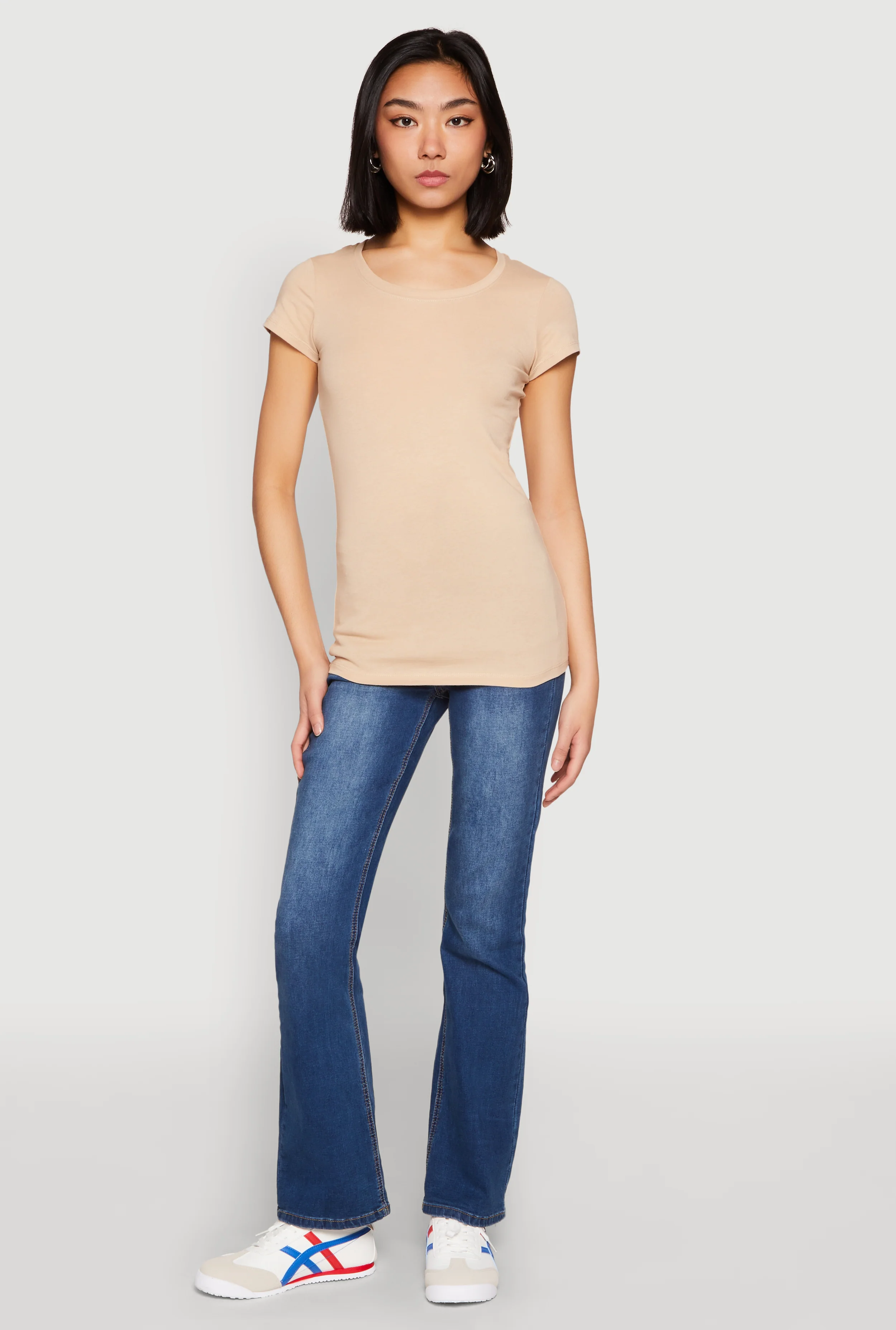 Basic Scoop Neck Tee