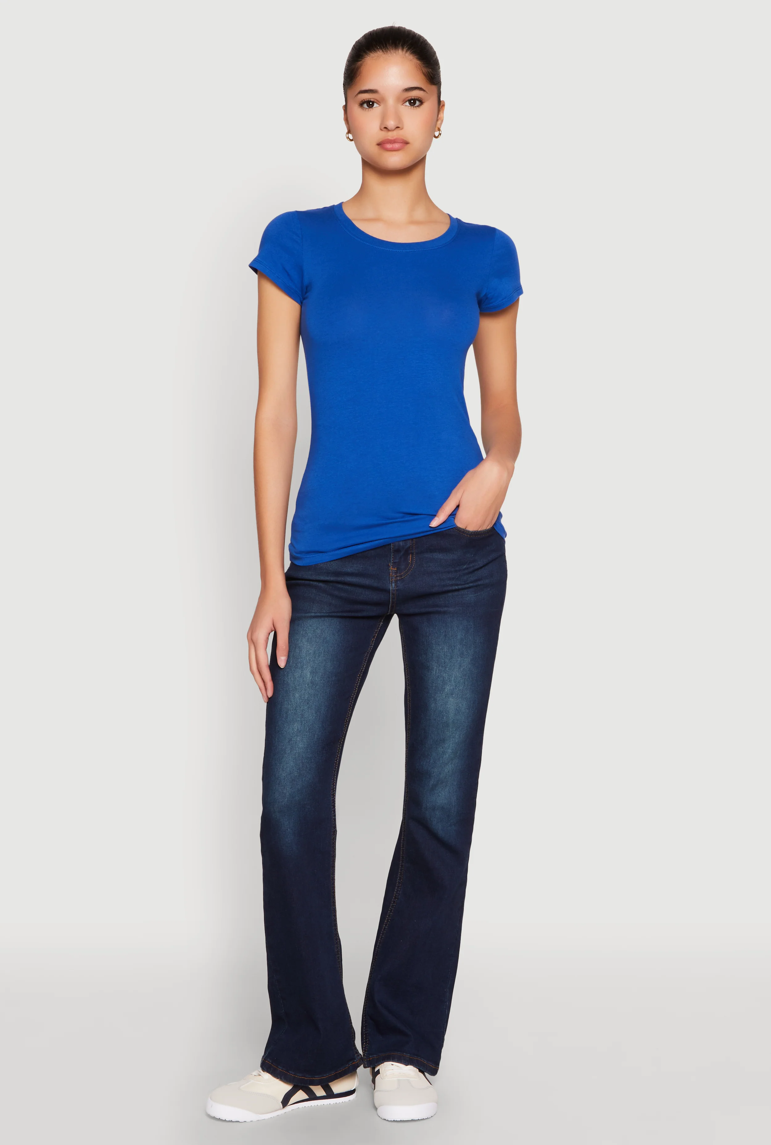 Basic Scoop Neck Tee