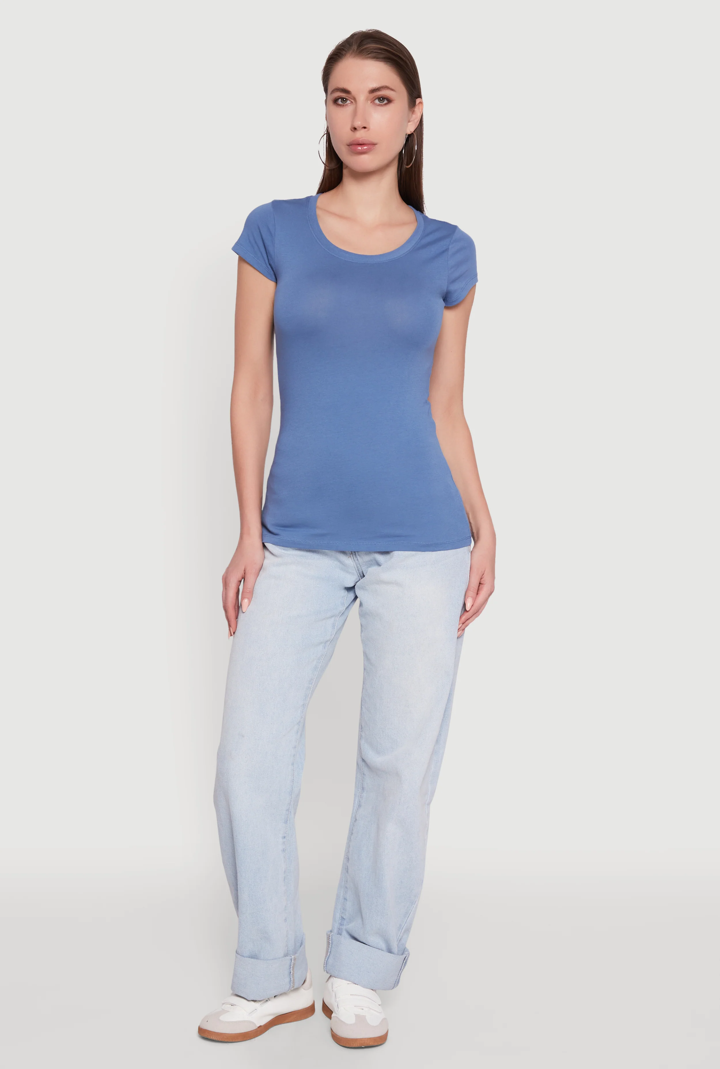 Basic Scoop Neck Tee