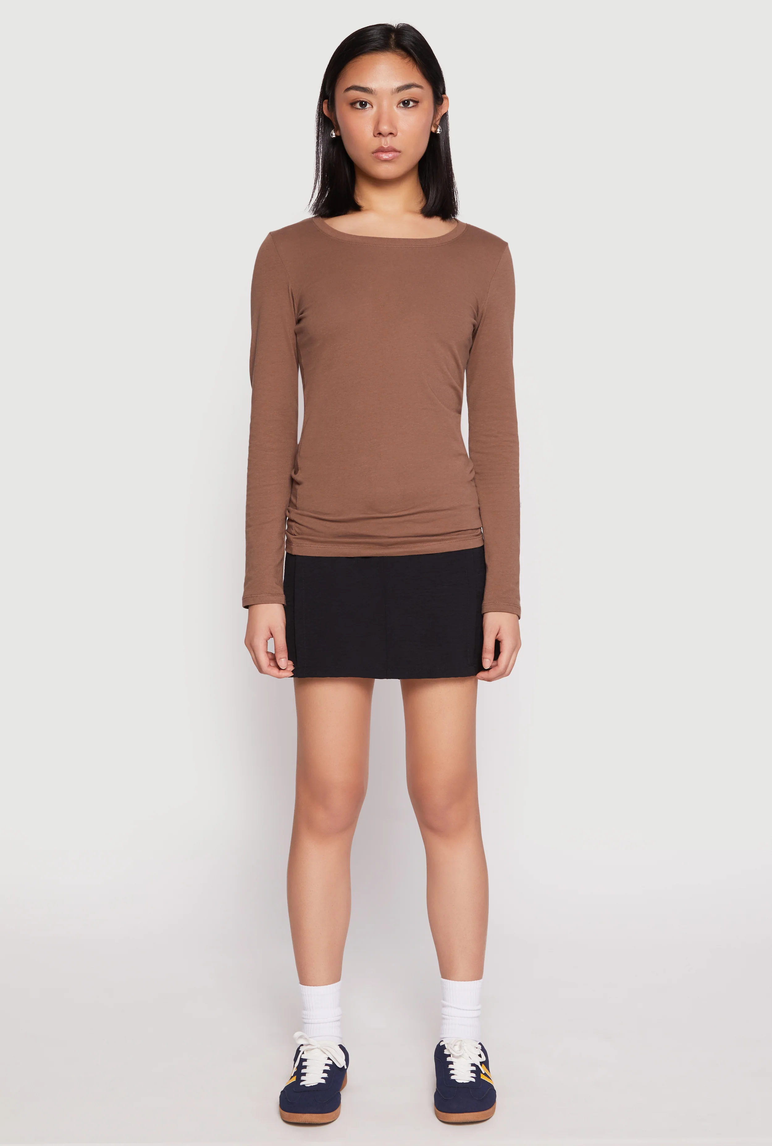 Basic Crew Neck Long Sleeve Tee